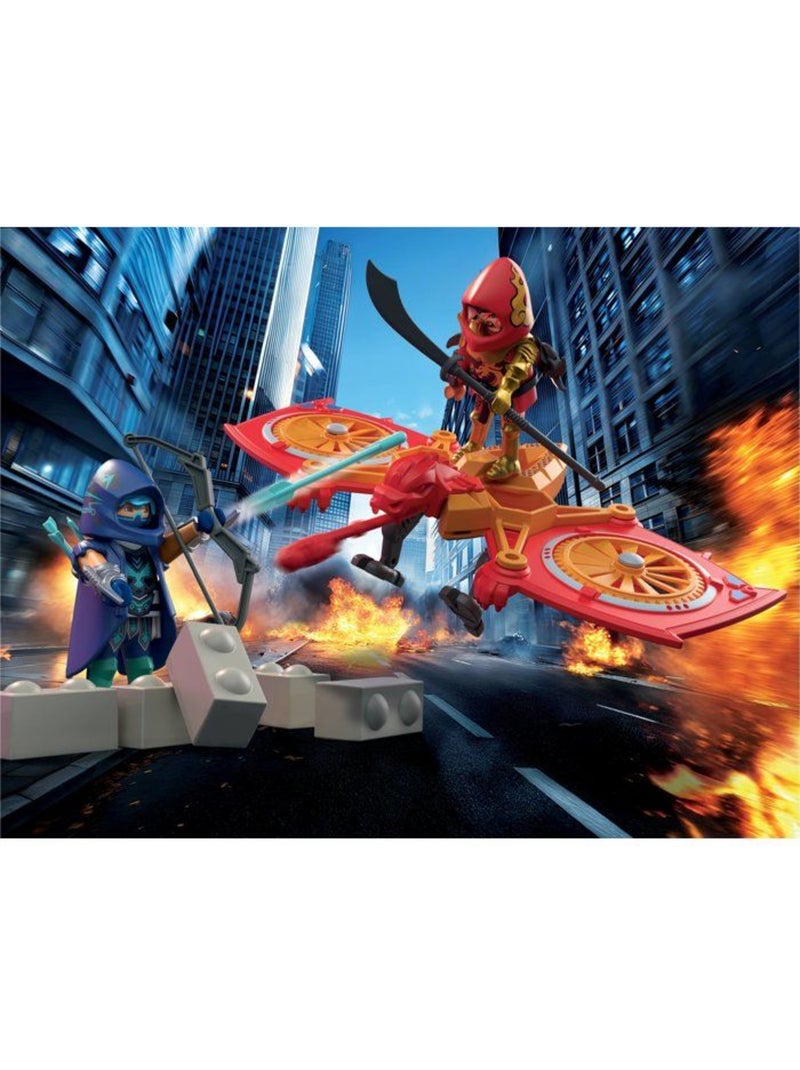 Playmobil 71833 - héros et son drone vs ninja N/A - Kiabi