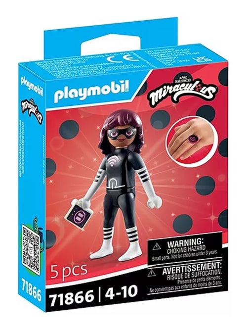 Playmobil 71866 lady wifi, miraculous personnage du dessin animé, 5 pièces, dès 4 ans - Kiabi