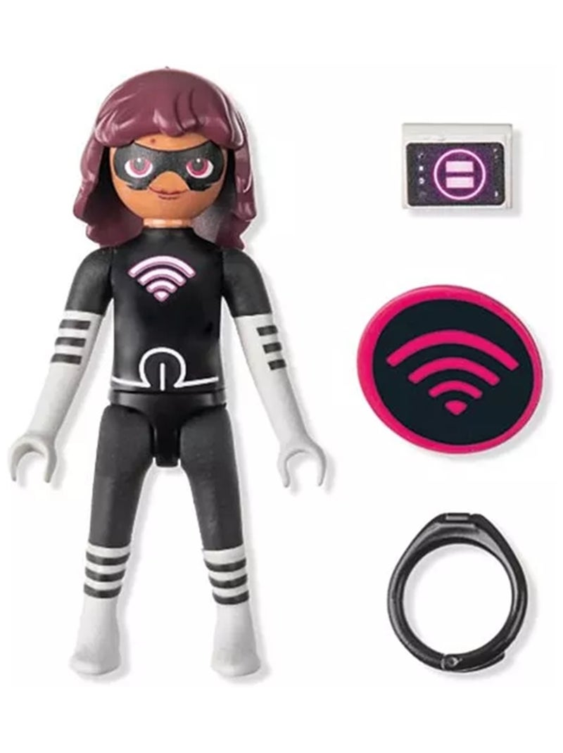 Playmobil 71866 lady wifi, miraculous personnage du dessin animé, 5 pièces, dès 4 ans N/A - Kiabi