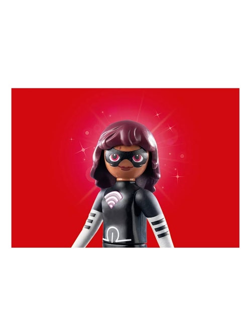 Playmobil 71866 lady wifi, miraculous personnage du dessin animé, 5 pièces, dès 4 ans - Kiabi