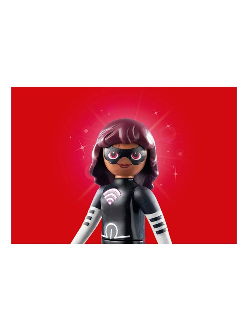 Playmobil 71866 lady wifi, miraculous personnage du dessin animé, 5 pièces, dès 4 ans N/A - Kiabi