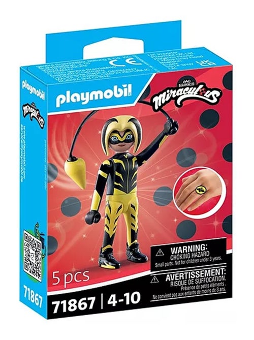 Playmobil 71867 vesperia, miraculous personnage du dessin animé, 5 pièces, dès 4 ans - Kiabi