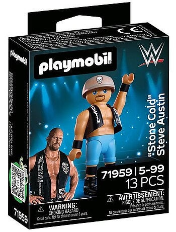 Playmobil 71959 wwe « stone cold » steve austin