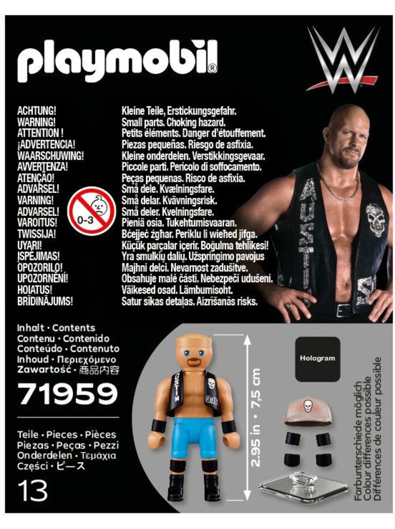 Playmobil 71959 wwe « stone cold » steve austin N/A - Kiabi