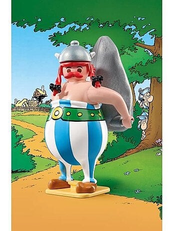 Playmobil 71983 obélix et son ménhir, astérix, personnages de la bd, dès 5 ans