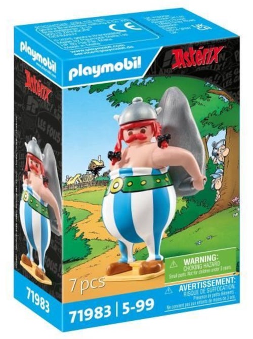 Playmobil 71983 obélix et son ménhir, astérix, personnages de la bd, dès 5 ans - Kiabi