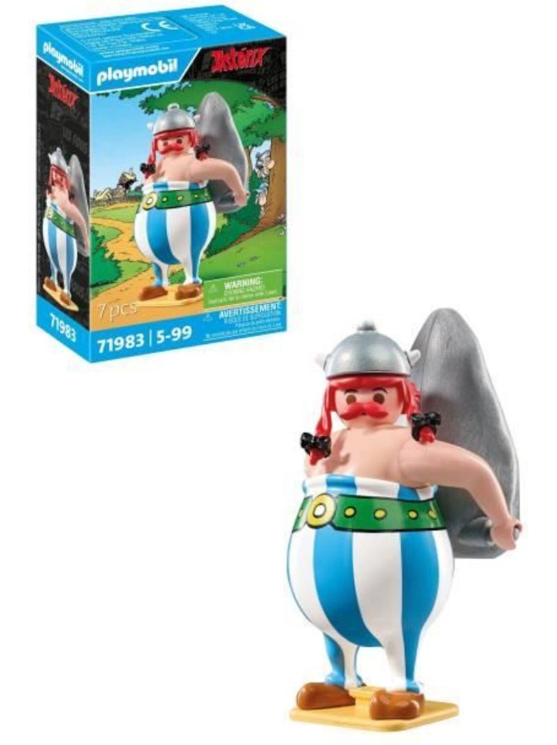 Playmobil 71983 obélix et son ménhir, astérix, personnages de la bd, dès 5 ans N/A - Kiabi