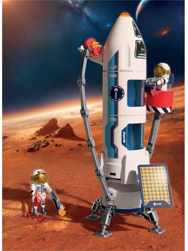 Playmobil 72011 fusée d'exploration sur mars de l'esa, l'espace, 71 pièces, dès 4 ans N/A - Kiabi