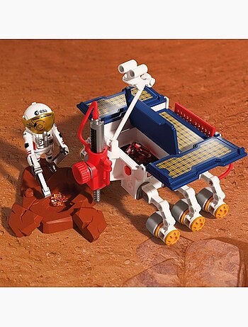 Playmobil 72012 rover d'exploration sur mars de l'esa, l'espace, 76 pièces, dès 4 ans