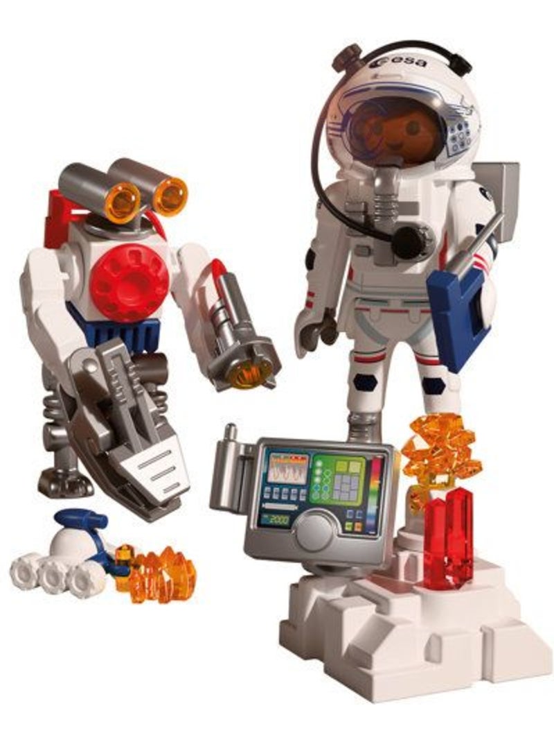 Playmobil 72014 astronaute de l'esa avec robot, l'espace, 42 pièces, dès 4 ans N/A - Kiabi