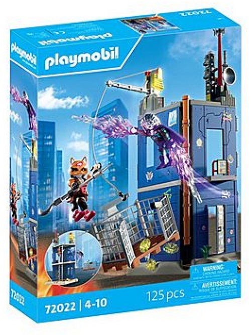 Playmobil 72022 - duel à la tour des héros - Kiabi