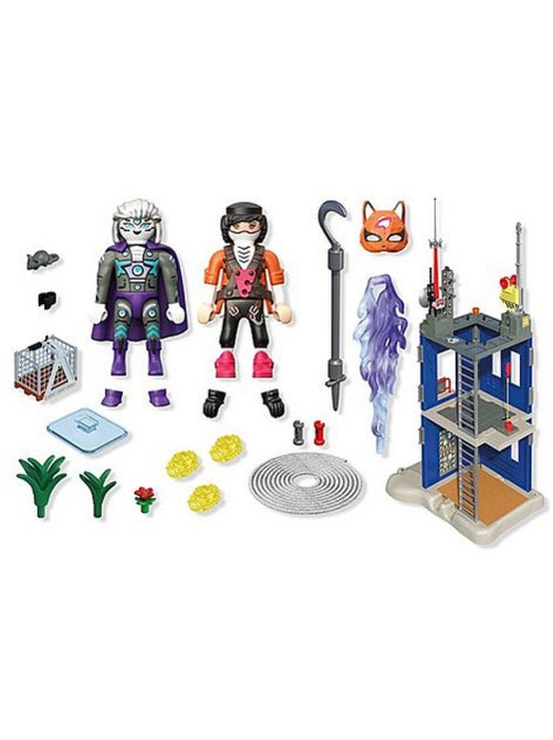 Playmobil 72022 - duel à la tour des héros - Kiabi
