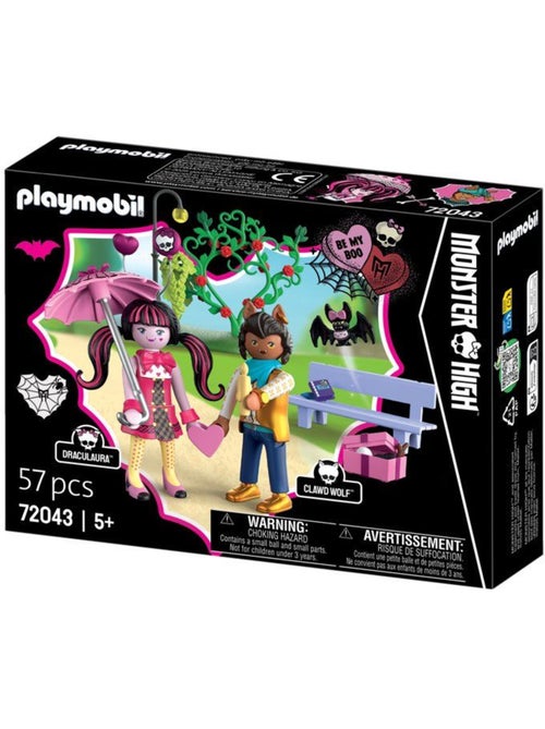 Playmobil 72043 monster high : rendez-vous de la saint-valentin - Kiabi