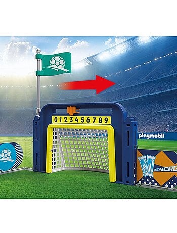 Playmobil 72057 entraînement cage de football, my life sport & action, 35 pièces, dès 4 ans