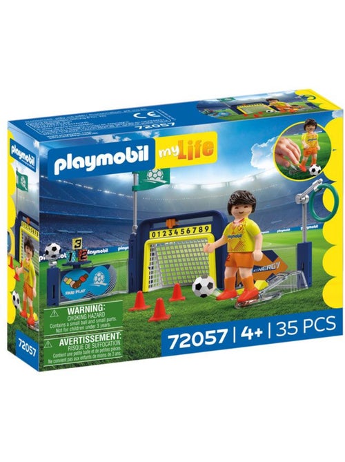Playmobil 72057 entraînement cage de football, my life sport & action, 35 pièces, dès 4 ans - Kiabi