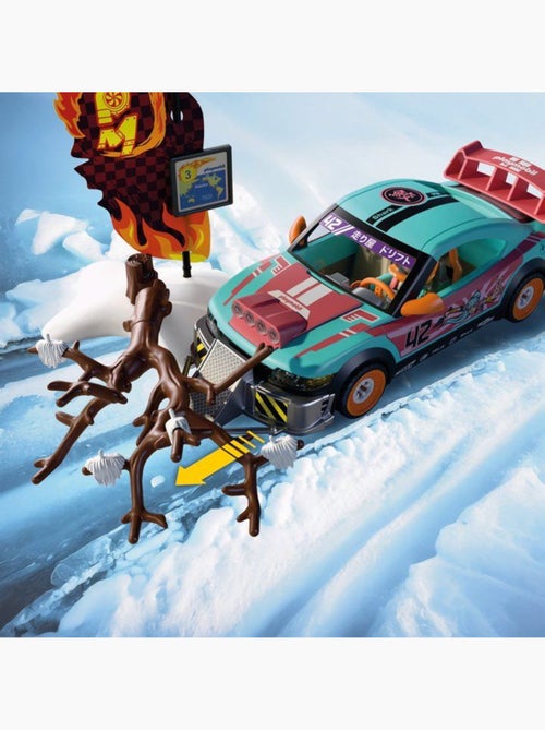 Playmobil 72062 voiture de rallye, véhicule de course, 68 pièces, dès 4 ans - Kiabi