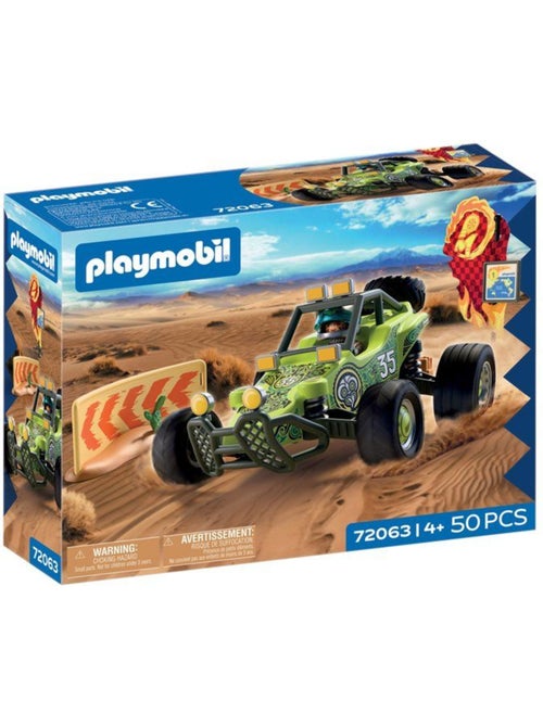 Playmobil 72063 véhicule tout-terrain, véhicule de course, 50 pièces, dès 4 ans - Kiabi