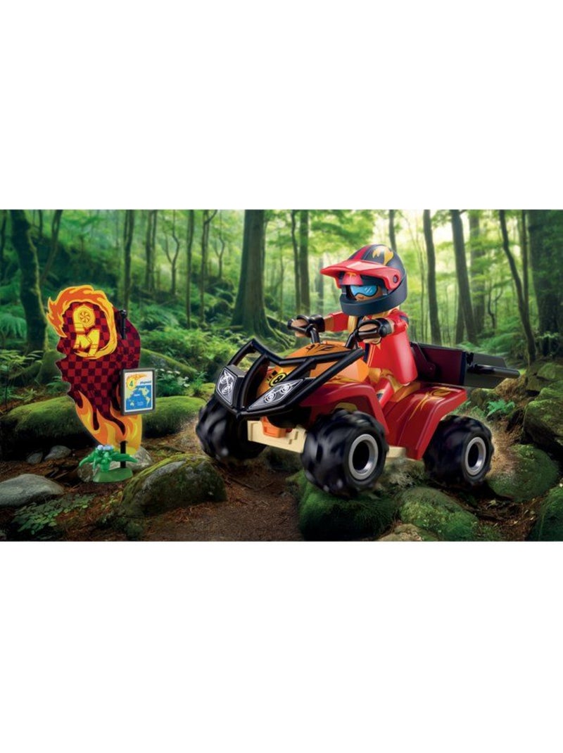 Playmobil 72064 quad tout-terrain, véhicule de course, 34 pièces, dès 4 ans N/A - Kiabi