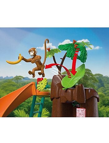 Playmobil 72071 zoo : au cœur de la jungle, univers miniature, 86 pièces, dès 4 ans