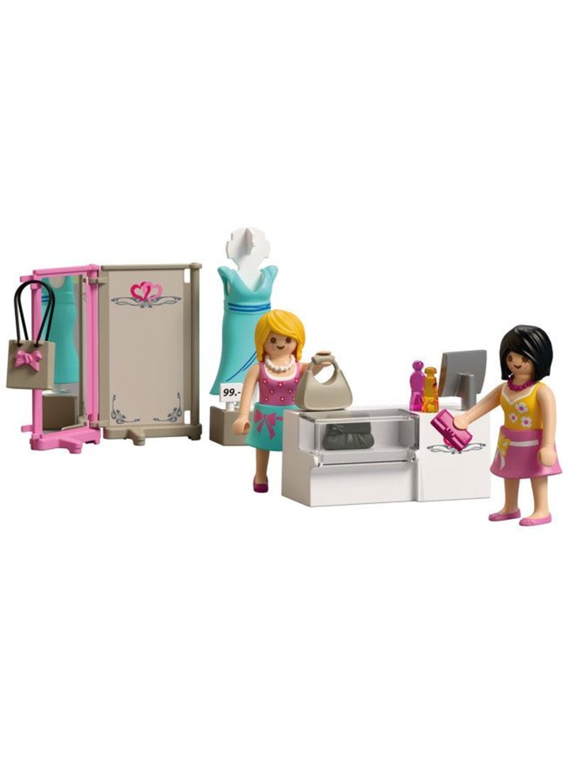 Playmobil 72081 boutique de mode, my life le shopping, 76 pièces, dès 4 ans N/A - Kiabi