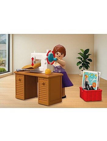 Playmobil 72082 atelier de stylisme, my life le shopping, 64 pièces, dès 4 ans