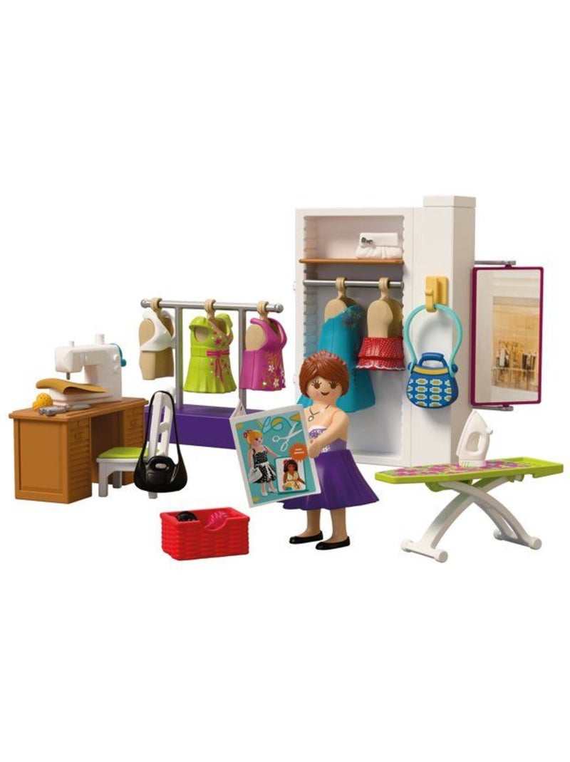 Playmobil 72082 atelier de stylisme, my life le shopping, 64 pièces, dès 4 ans N/A - Kiabi