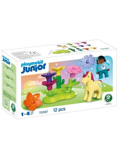Playmobil 72087 jardin des licornes, playmobil junior, dès 12 mois - Kiabi