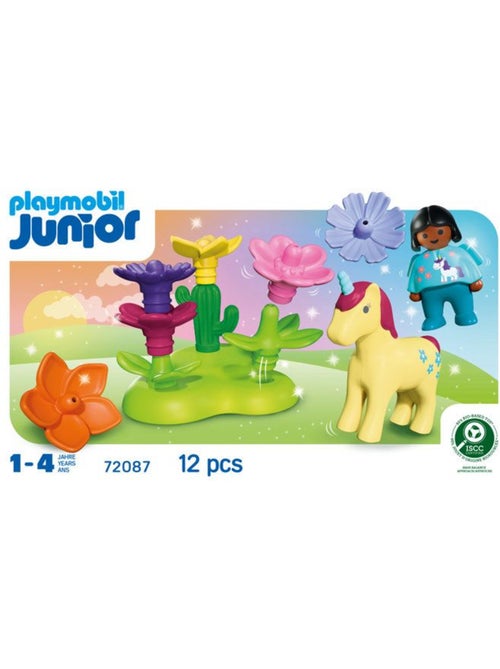 Playmobil 72087 jardin des licornes, playmobil junior, dès 12 mois - Kiabi