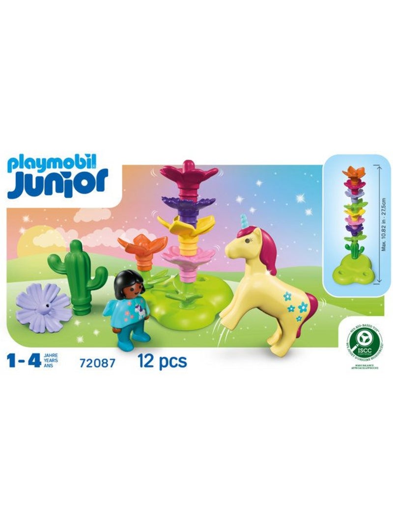 Playmobil 72087 jardin des licornes, playmobil junior, dès 12 mois N/A - Kiabi