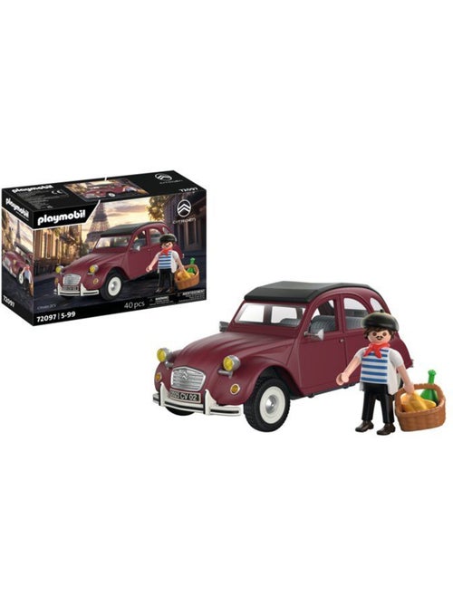 Playmobil 72097 - 2 CV Décapotable Citroën - Kiabi