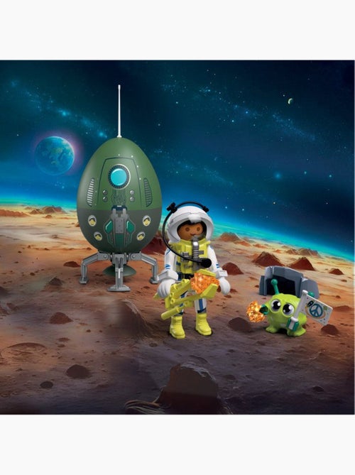 Playmobil 72103 œuf 2en1 mission espace, l'espace, 39 pièces, cadeau à pâques, dès 4 ans - Kiabi