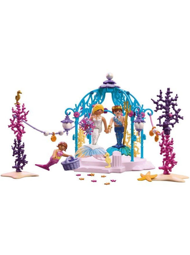 Playmobil 72104 mariage des sirènes, princesses fantasy & magic, 99 pièces, dès 4 ans N/A - Kiabi