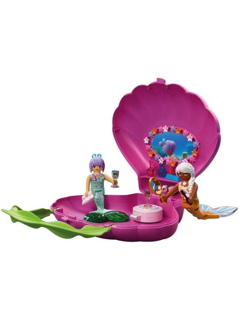 Playmobil 72105 sac coquillage & sirènes, les sirènes fantasy & magic, 47 pièces, dès 4 ans N/A - Kiabi