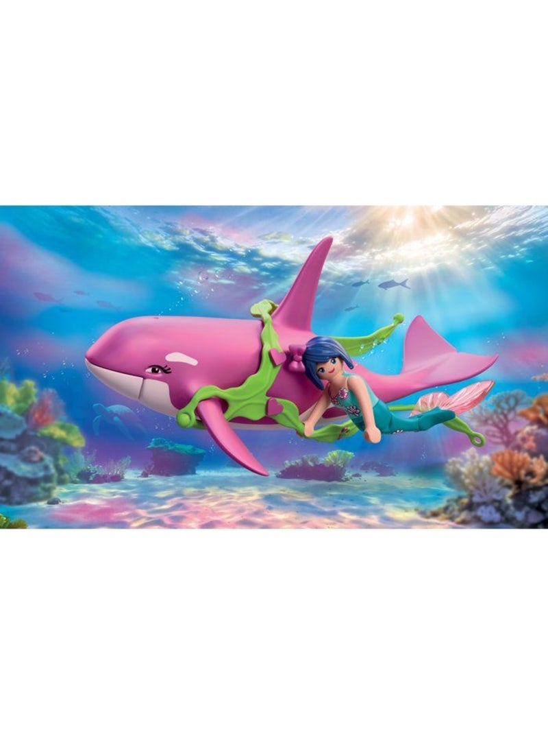 Playmobil 72106 orque et sirène, les sirènes fantasy & magic, 7 pièces, dès 4 ans N/A - Kiabi