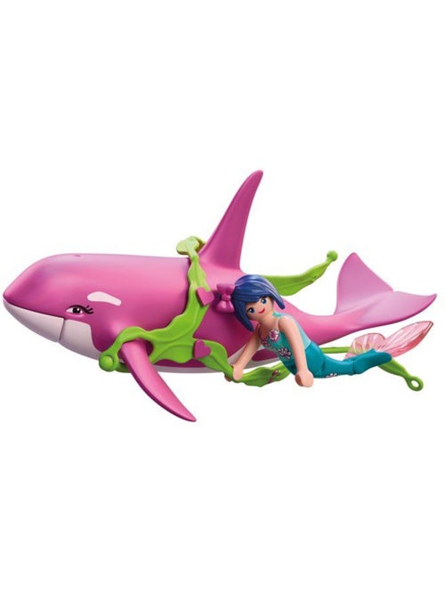Playmobil 72106 orque et sirène, les sirènes fantasy & magic, 7 pièces, dès 4 ans - Kiabi