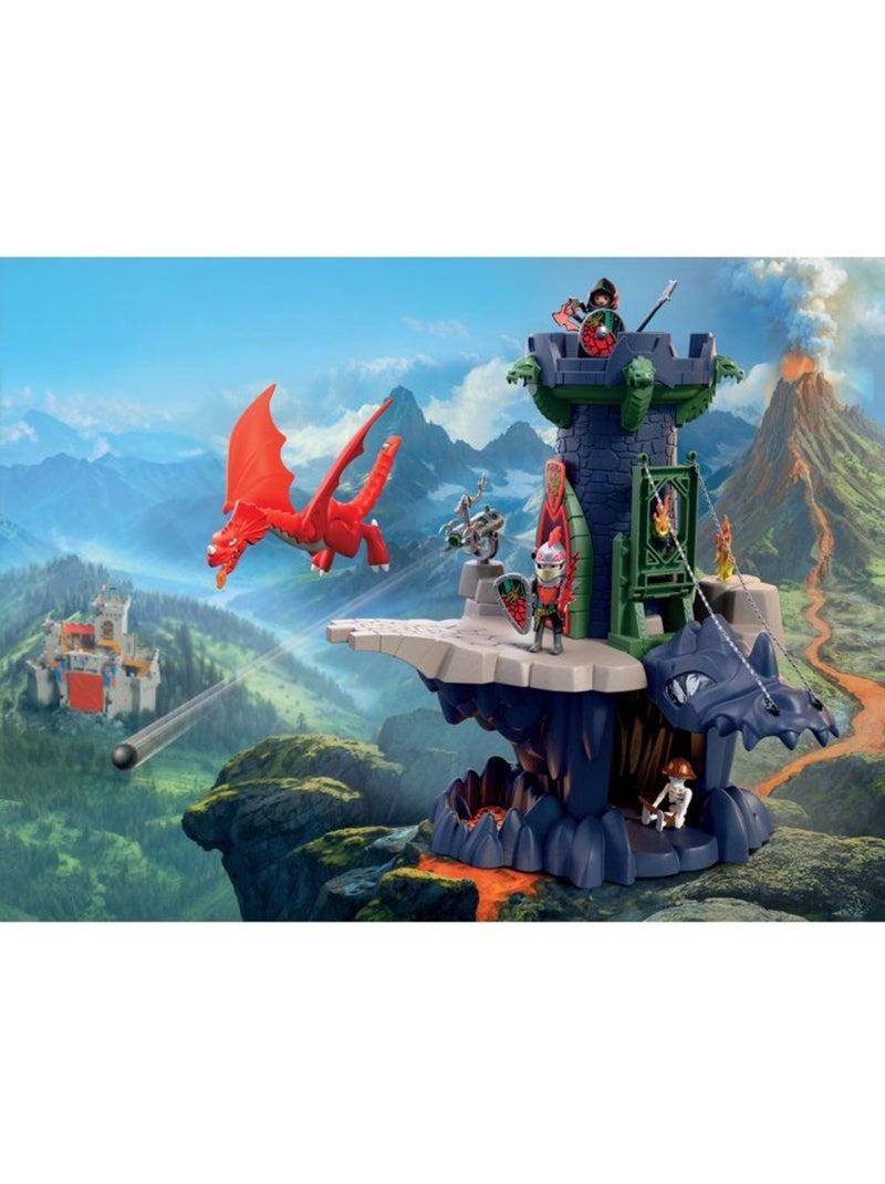 Playmobil 72113 tour des chevaliers du dragon, adventure les chevaliers, 70 pièces, dès 4 ans N/A - Kiabi