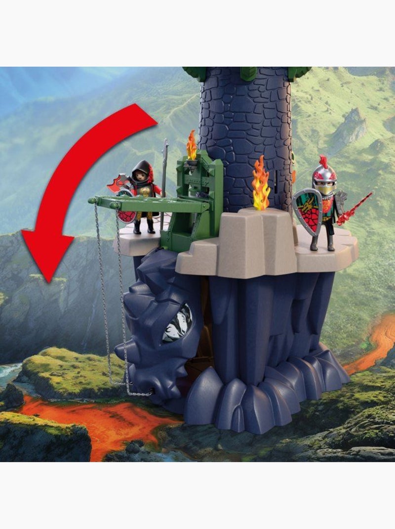 Playmobil 72113 tour des chevaliers du dragon, adventure les chevaliers, 70 pièces, dès 4 ans N/A - Kiabi
