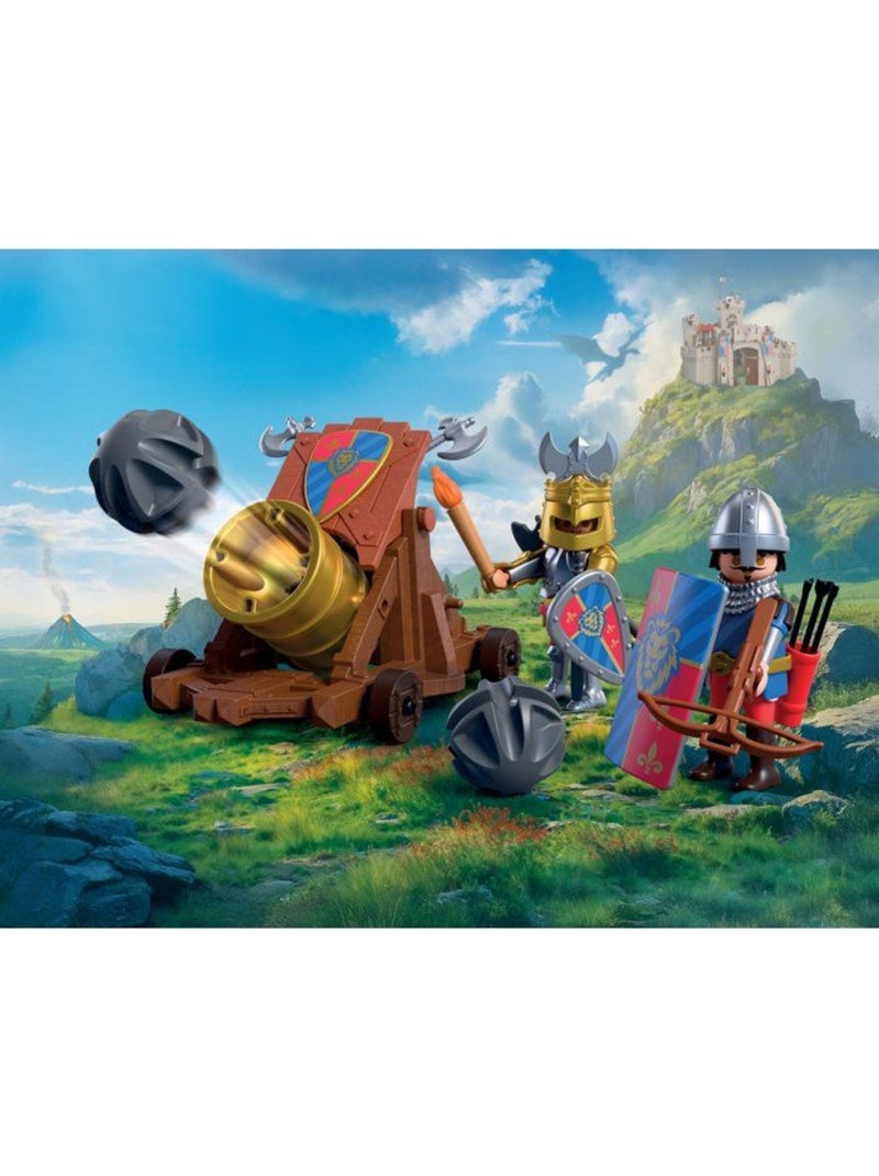 Playmobil 72115 canon des chevaliers du lion, adventure les chevaliers, 34 pièces, dès 4 ans N/A - Kiabi