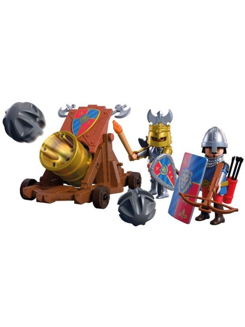 Playmobil 72115 canon des chevaliers du lion, adventure les chevaliers, 34 pièces, dès 4 ans N/A - Kiabi