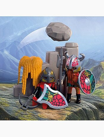 Playmobil 72117 catapulte des chevaliers du dragon, adventure les chevaliers, 43 pièces, dès 4 ans