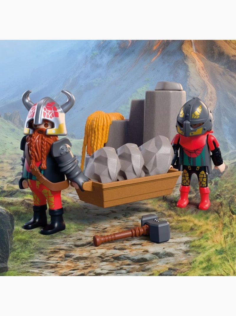 Playmobil 72117 catapulte des chevaliers du dragon, adventure les chevaliers, 43 pièces, dès 4 ans N/A - Kiabi