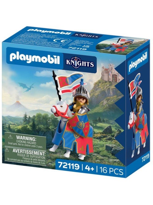 Playmobil 72119 chef des chevaliers du lion, adventure les chevaliers, 16 pièces, dès 4 ans - Kiabi