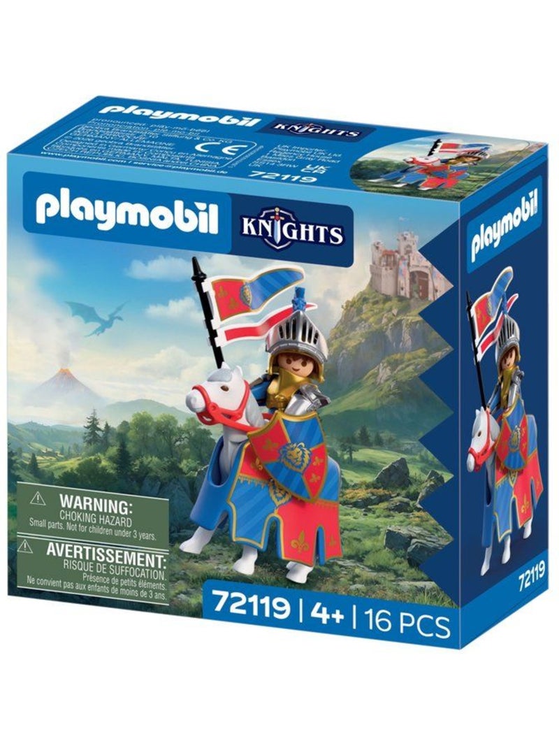 Playmobil 72119 chef des chevaliers du lion, adventure les chevaliers, 16 pièces, dès 4 ans N/A - Kiabi