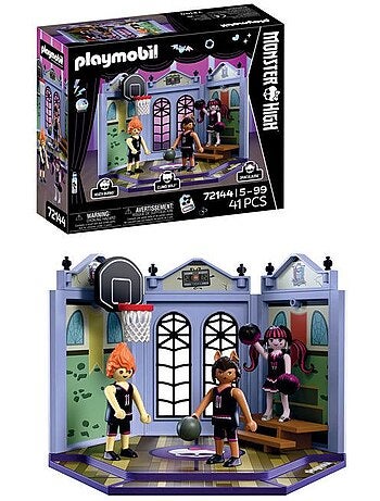 Playmobil 72144 monster high gymnase, dès 4 ans