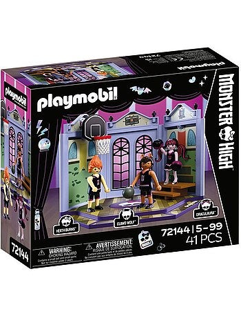 Playmobil 72144 monster high gymnase, dès 4 ans