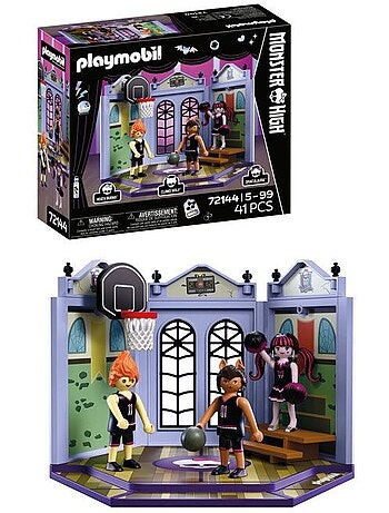 Playmobil 72144 monster high gymnase, dès 4 ans