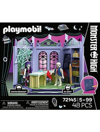 Playmobil 72145 monster high salle de classe, dès 4 ans