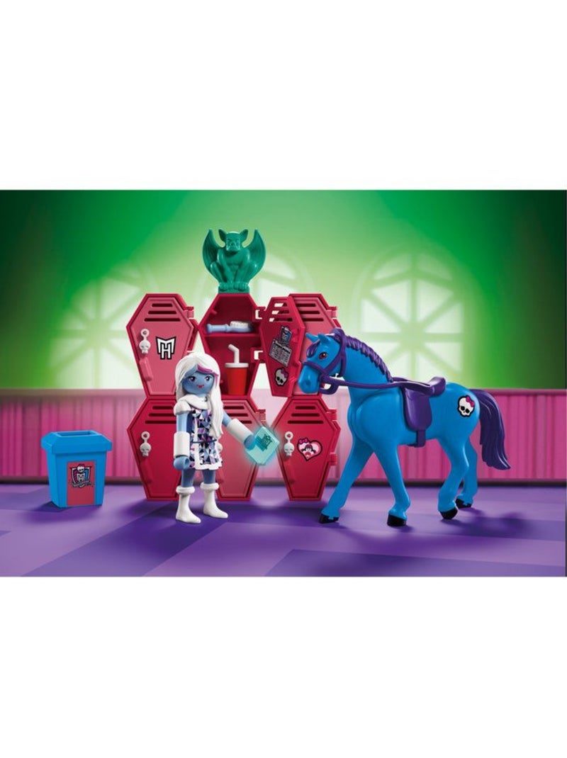 Playmobil 72146 monster high abbey casiers et cheval, dès 4 ans N/A - Kiabi