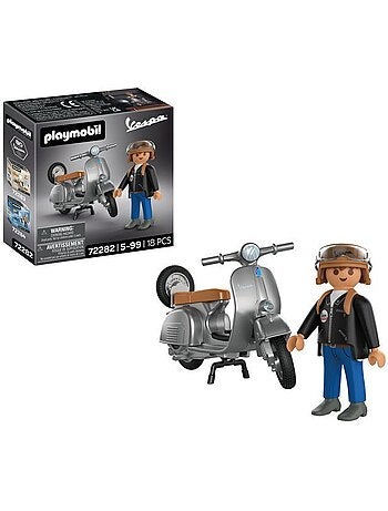 Playmobil 72282 vespa 80ème anniversaire : style original