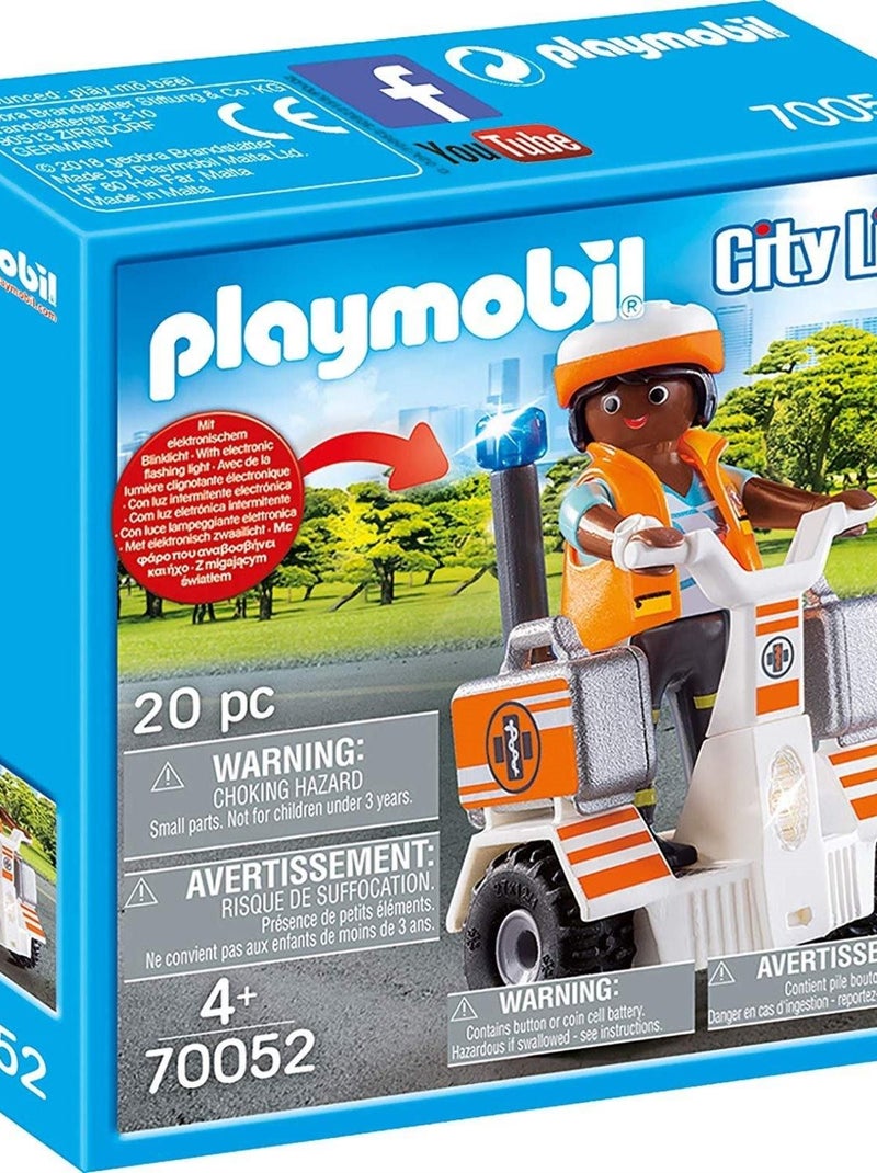 Playmobil City Life Secouriste et gyropode N/A - Kiabi